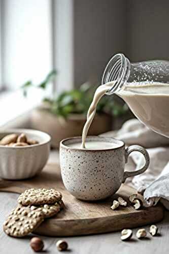Lait de noisettes maison à l’extracteur de jus
