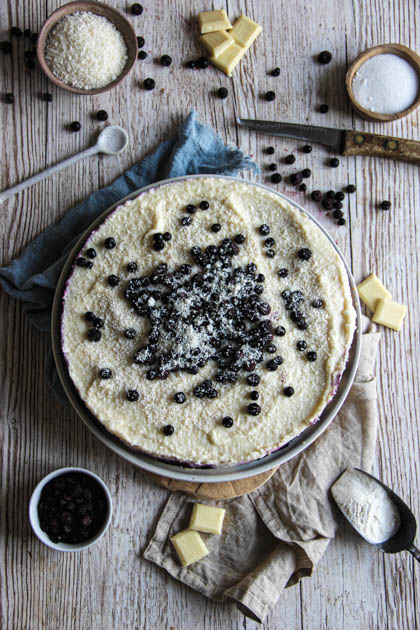 Cheesecake aux myrtilles