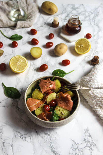 Salade au saumon