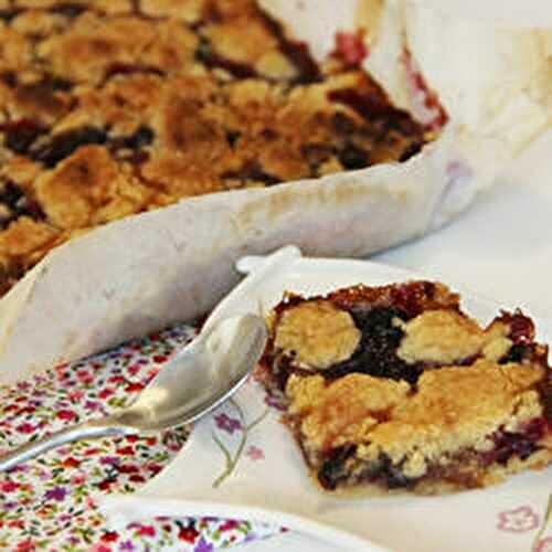 Crumble aux fruits rouges