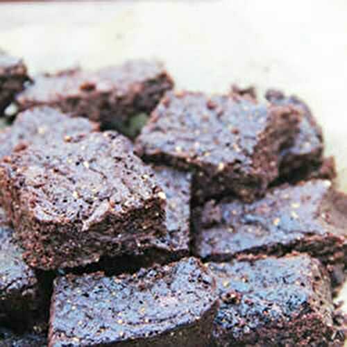 Brownie facile sans gluten et sans oeufs