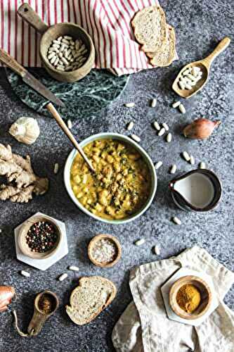 Curry de haricots blancs