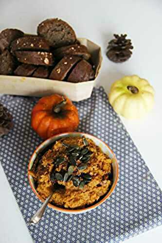 Dip de patates douces d'Halloween
