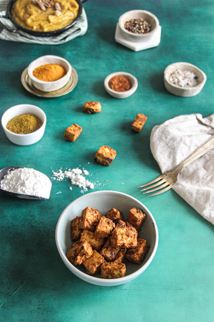 Tofu au curry
