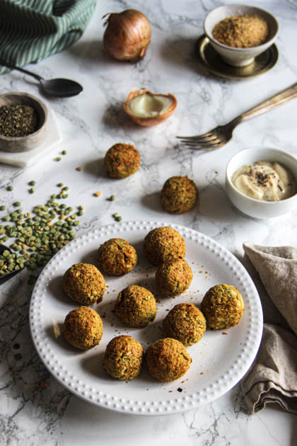 Boulettes de pois cassés à la Airfryer