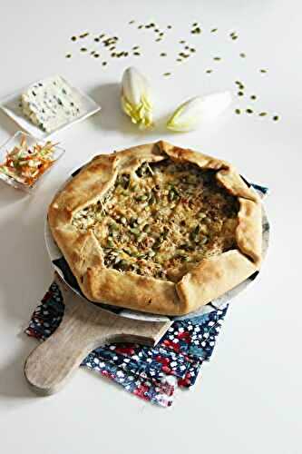 Tarte rustique aux endives et au bleu