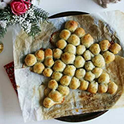 Pain en étoile au fromage à partager