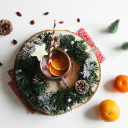 Mocktail cranberry agrumes