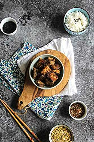 Tofu en croûte de sésame