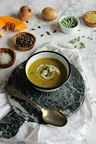 Soupe petits pois butternut