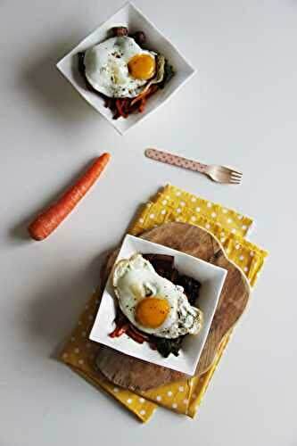 Bibimbap au riz gluant