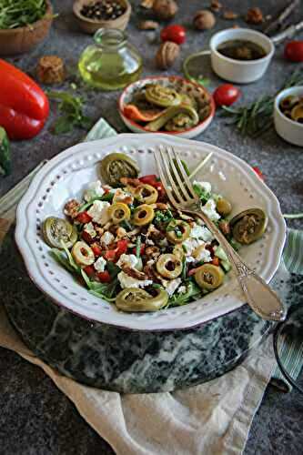 Salade aux têtes de violon