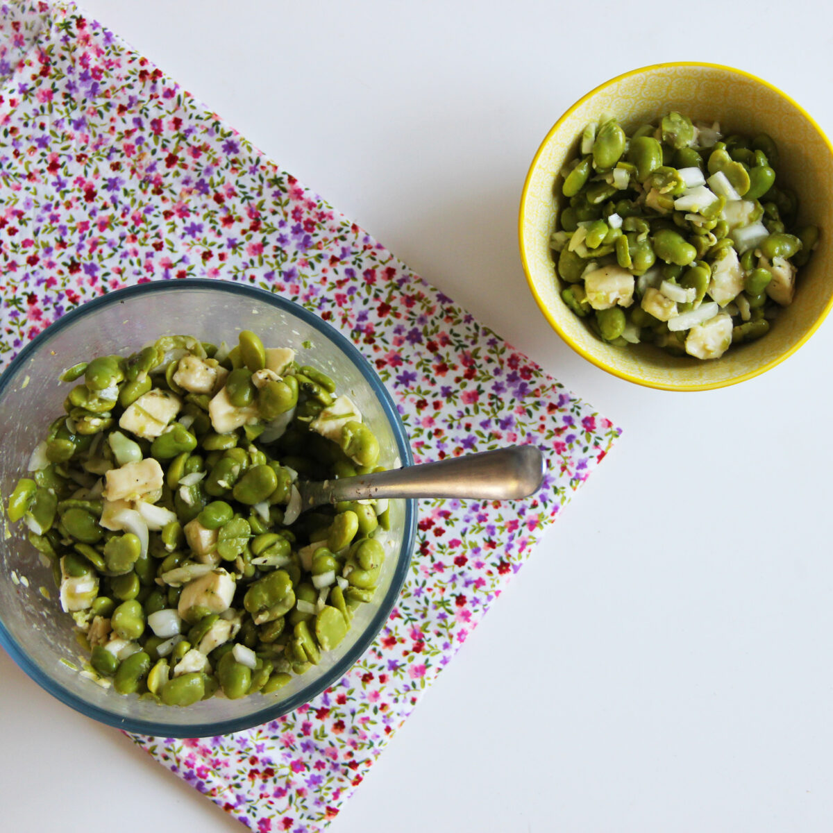 Salade de fèves toute verte