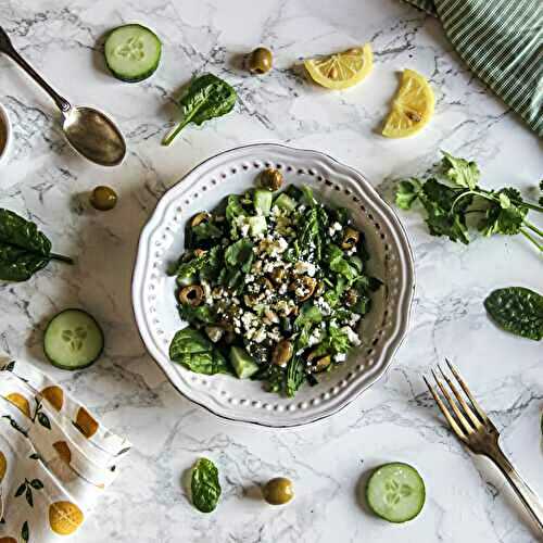 Salade olives feta