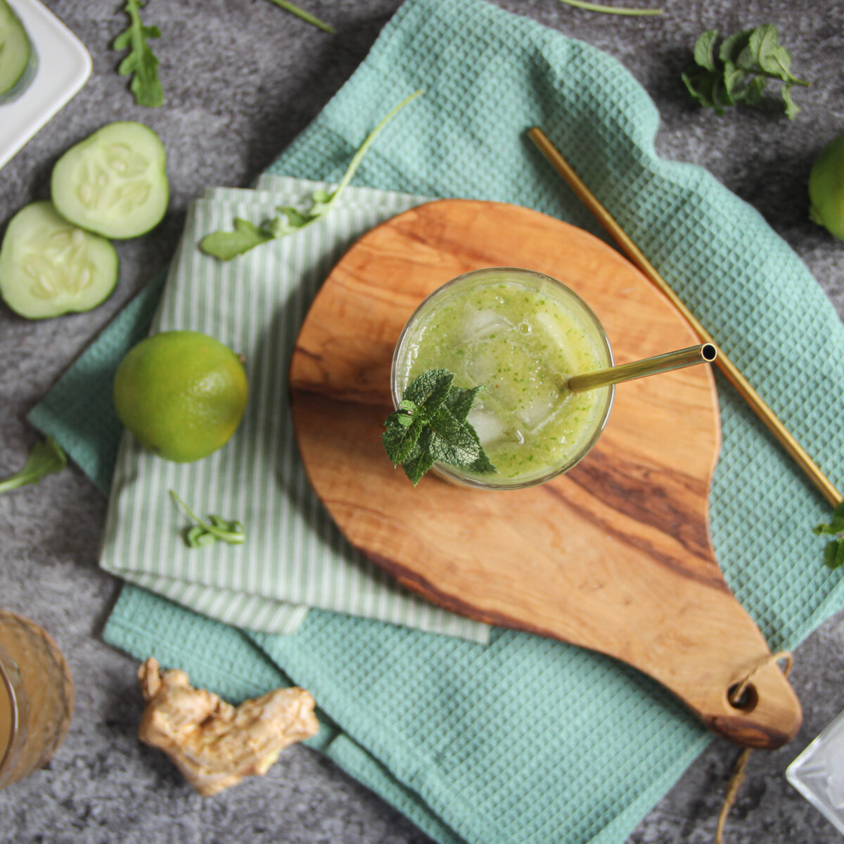 Smoothie vert énergisant