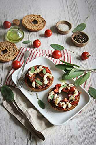 Frisas deux tomates et mozzarella