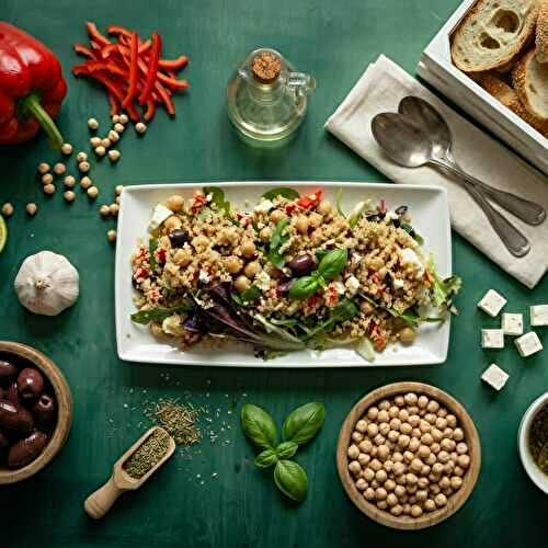Salade méditerranéenne au quinoa