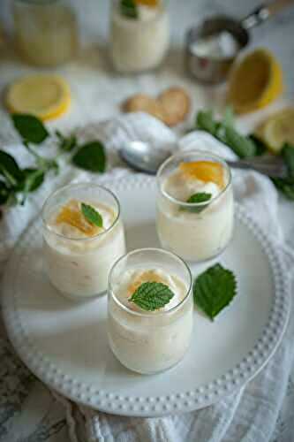 Crème citron au tofu soyeux