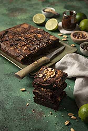 Brownie au beurre de cacahuètes