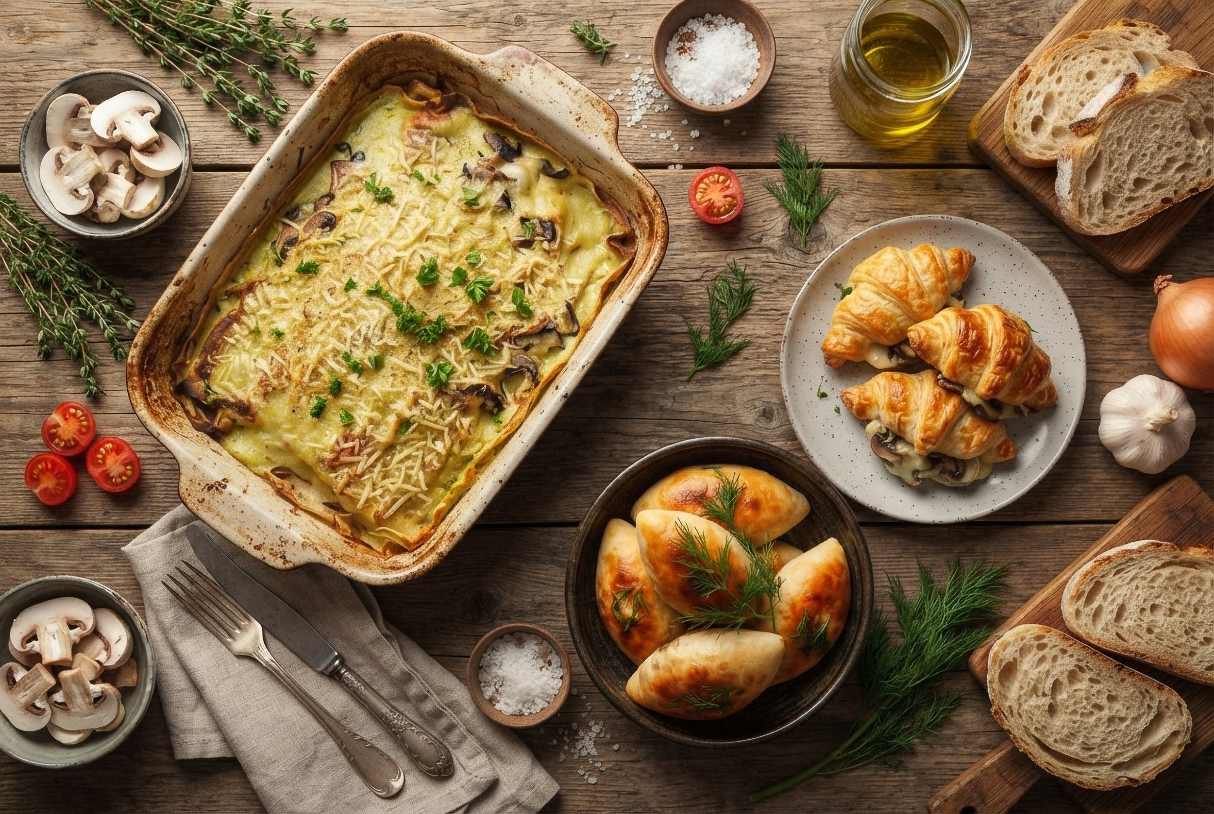 Le champignon – 1 ingrédient = 10 recettes #5