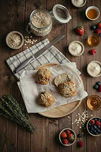 Petits buns à l'avoine