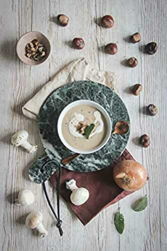 Soupe de marrons à la sauge