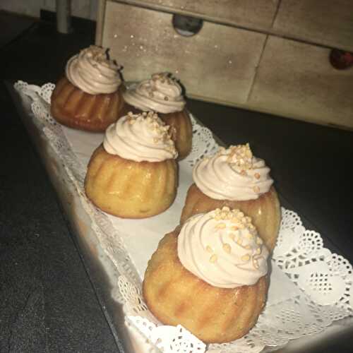 Babas au caramel mousse au Nutella