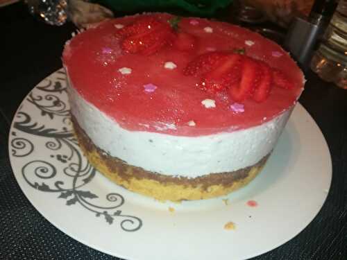 Bavarois fraise mascarpone