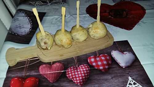 Boulettes farci au bleu feuilletés