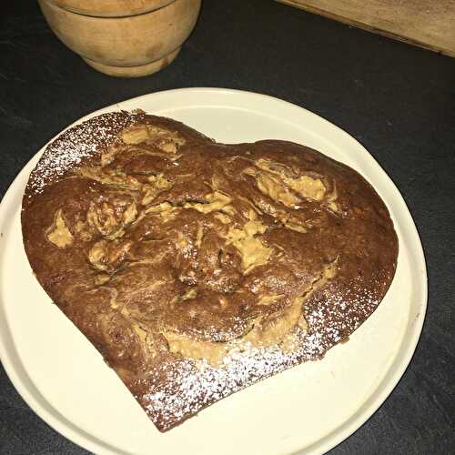 Brownies au chocolat au lait beurre de cacahuète et aux noisettes - Notre amour de cuisine 