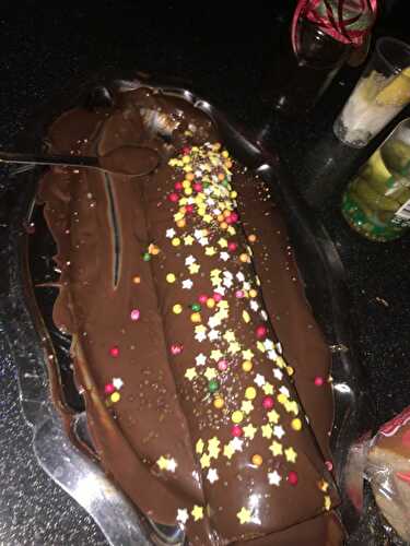 Buche chocolat carambar de Tonton