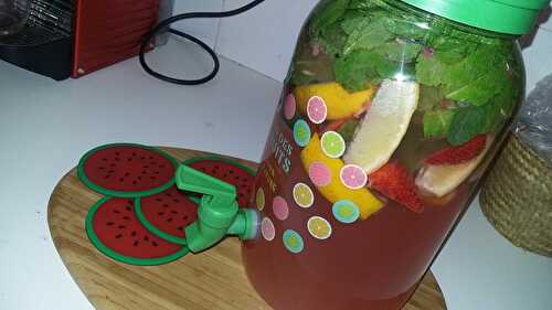 Cocktail virgin mojito fraise
