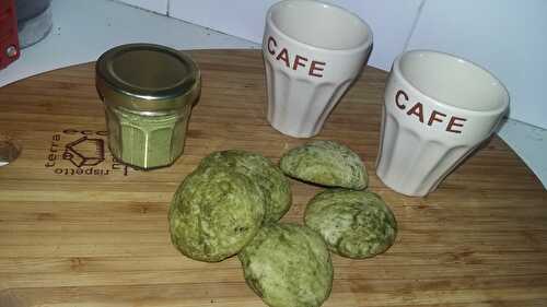 Cookies au thé matcha