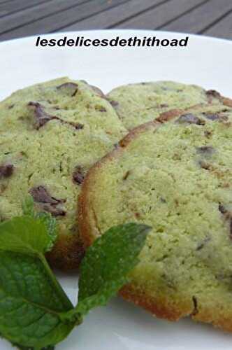 Cookies menthe chocolat