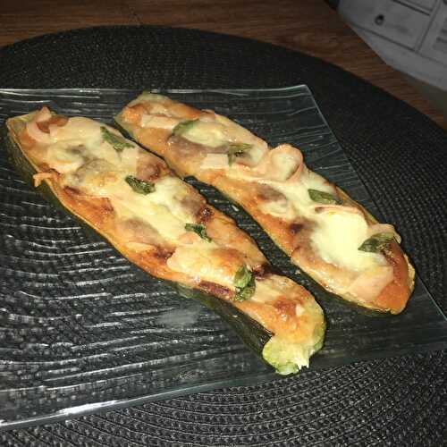 Courgettes pizza