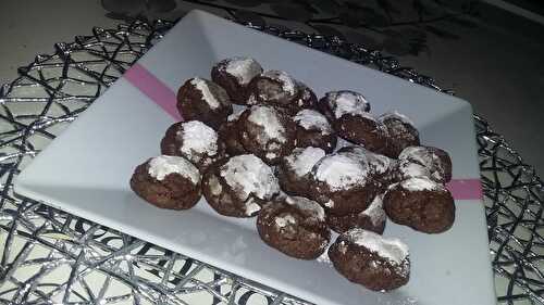 Crinkles au chocolat