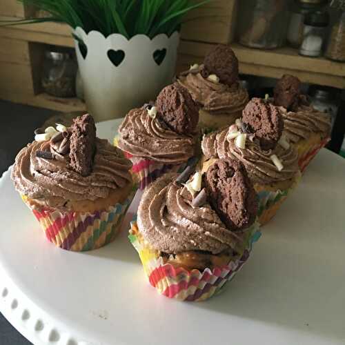 Cupcakes aux cookies