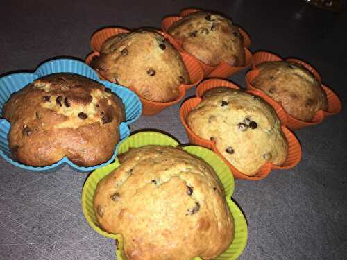 Cupcakes aux pépites de chocolat