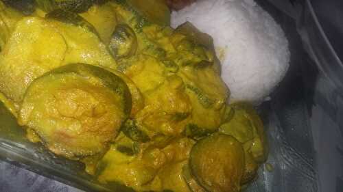 Curry de courgettes