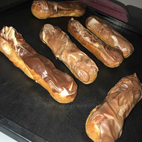 Éclairs au chocolat