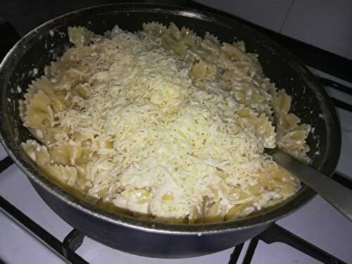 Farfalles au 3 fromages