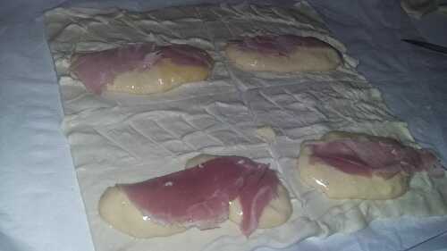 Friands au fromage et au jambon