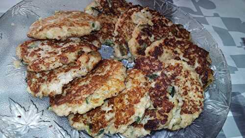 Galettes aux flocons d'avoines et aux courgettes