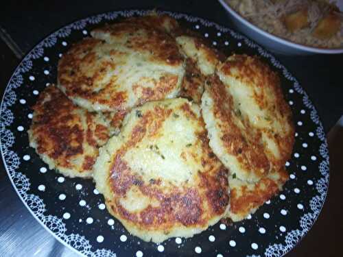 Galettes de purée de pommes de terres