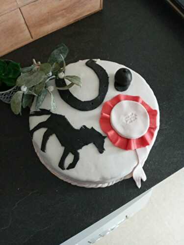 Gâteau Cheval Equitation