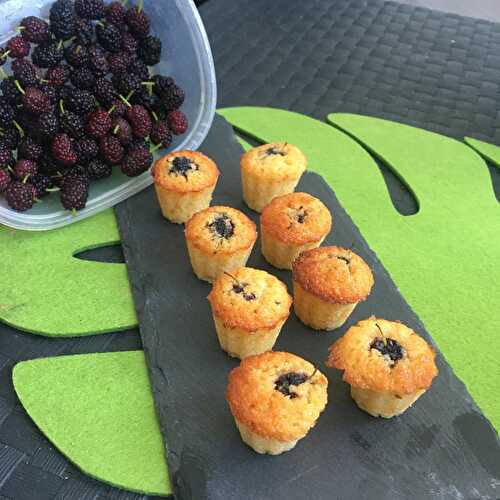 Gâteau de chapelure aux mures platanes