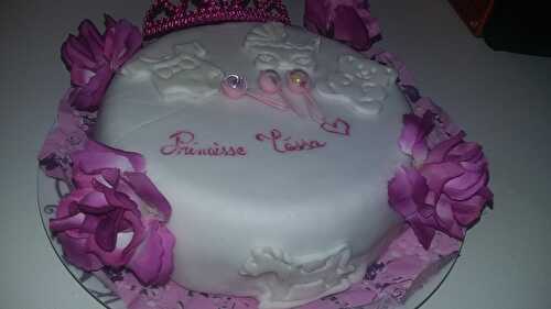 Gâteau de Naissance Princesse