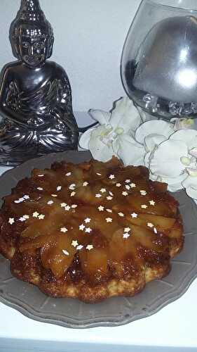 Gâteau renversé pomme poire