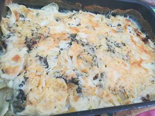 Gratin dauphinois au basilic