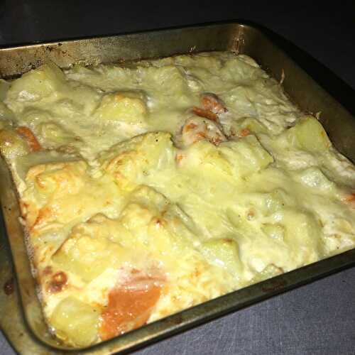 Gratin de courge et de pomme de terre